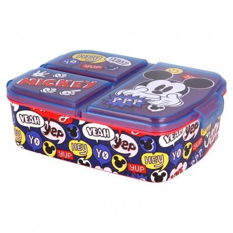 STOR Delený plastový box na desiatu MICKEY MOUSE, 50120 1