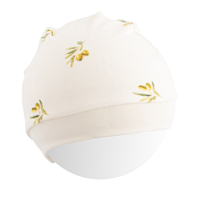 Dojčenská čiapka z organickej bavlny New Baby Olivy 80/86 1