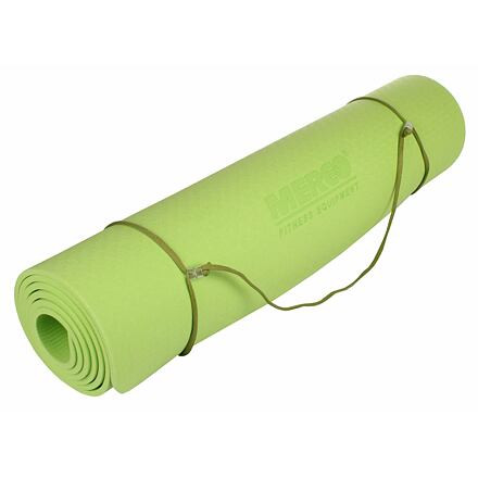 Yoga TPE 6 Mat podložka na cvičenie limetková