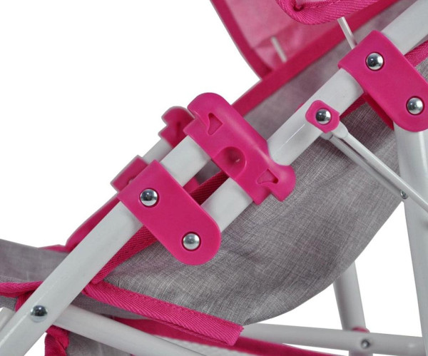 Detský športový kočík pre bábiky Milly Mally Natalie Prestige Pink 5