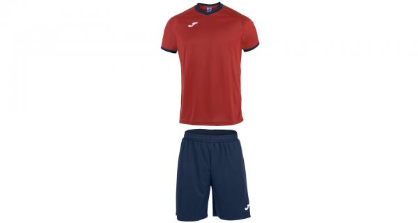 Joma Set Academy dres a šortky červená, veľ. L