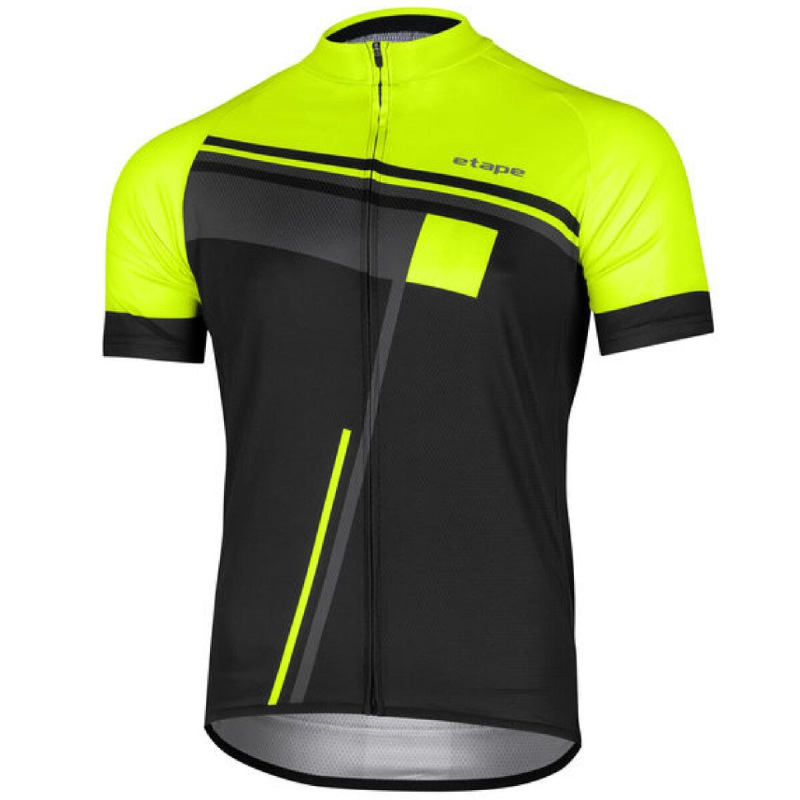 Cube cyklistický dres čierna-žltá fluo 1