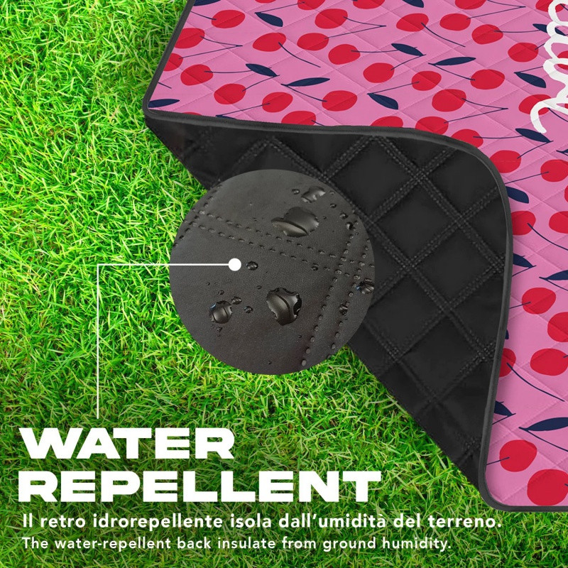 Veľká pikniková deka Perletti Travel – Cherry, 200x200cm, 13157 5