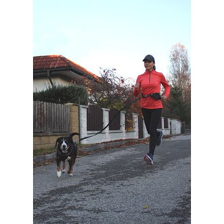 Merco Runner Buddy 3.0 vodítko na behanie čierna 1