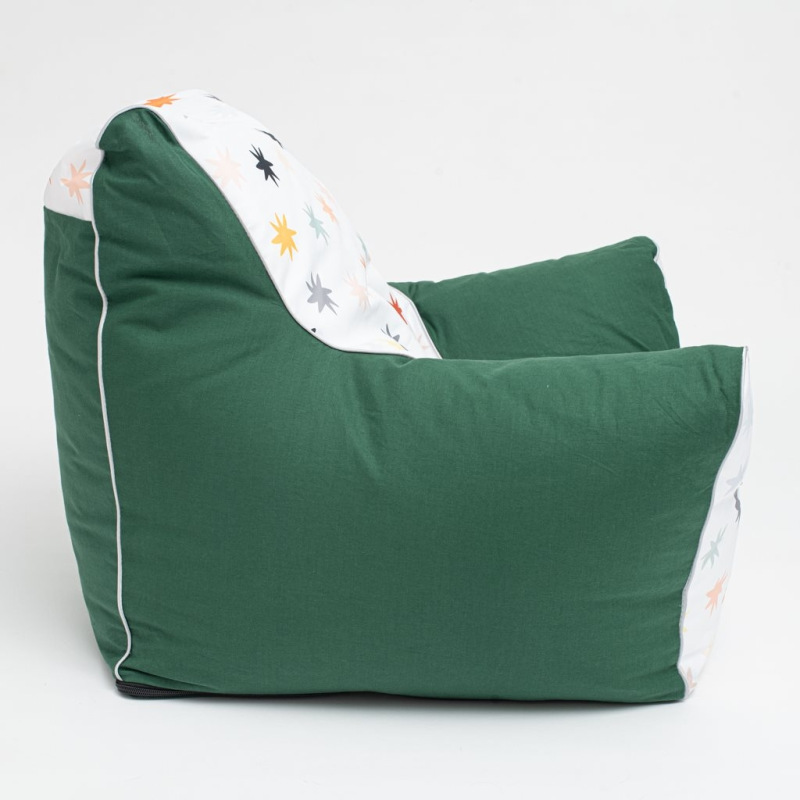 Detské kreslo plnené guličkami New Baby zelená 1