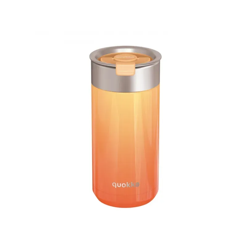 QUOKKA Boost, Nerezový termohrnček so sitkom APRICOT ORANGE, 400ml, 40081