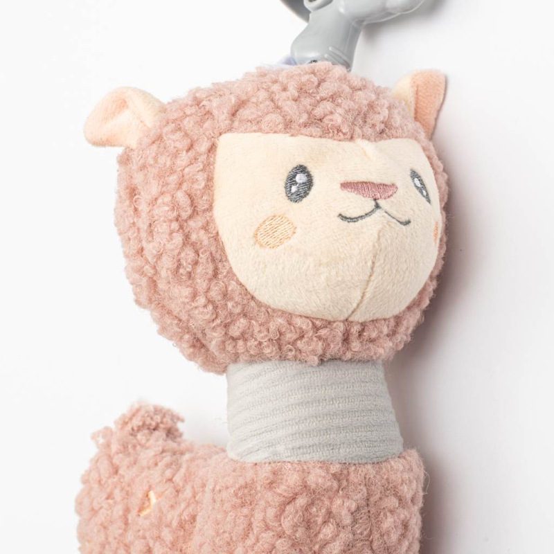 Edukačná hrajúca plyšová hračka s klipom New Baby Lama 1