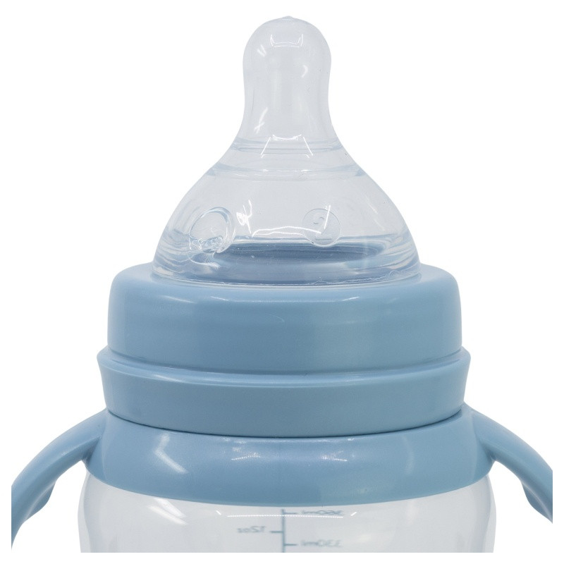 Dojčenská fľaša s rúčkami Mickey Mouse Baby Blue, 360ml, 10+, 10404 4