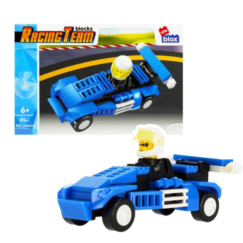 Stavebnica Závodné auto so šoférom 7