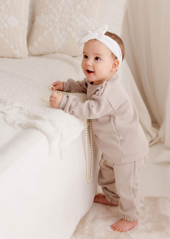 Dojčenské tepláky Koala Pure beige 62 (3-6m) 1