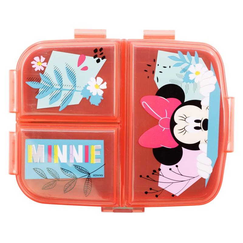 Delený plastový box na desiatu XL, MINNIE MOUSE, 74499 1