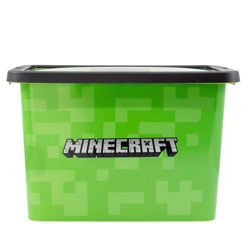 Plastový úložný box MINECRAFT 7L, 04404