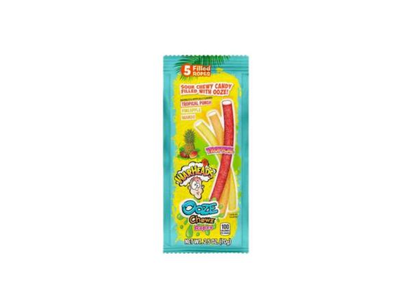 Warheads Sour Chewy Candy Filled with Ooze Tropical Punch Pineapple Mango 70g MEX
