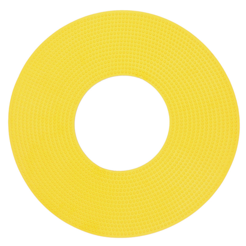 Flat Ring značka na podlahu žltá