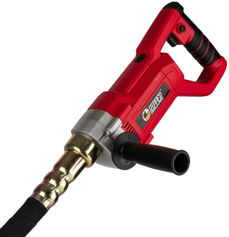 Vibrátor do betónu 1250 W, upínanie maticou, 4500 ot/min, hadica 2 m, priemer 35 mm 1