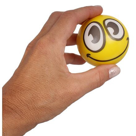 Smiley Hopik antistresová loptička 12 ks 1