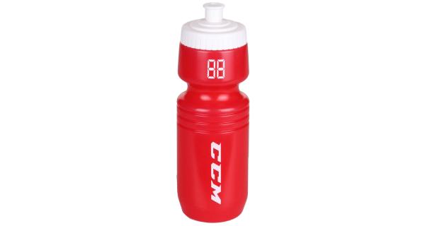 CCM Športová fľaša bidon 650 ml červená-biela