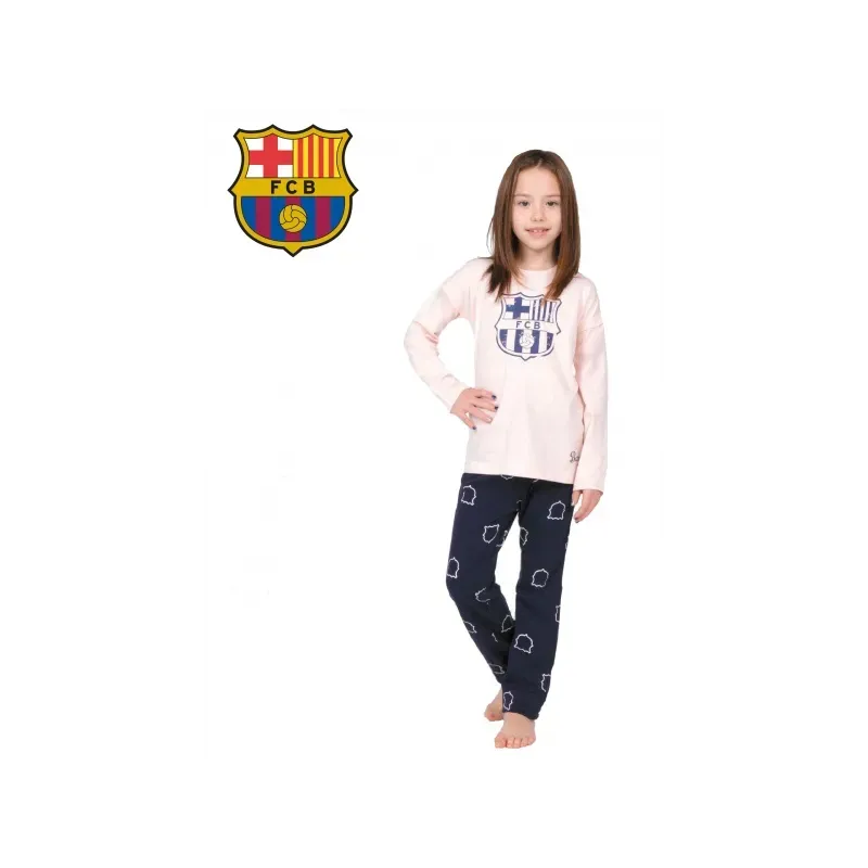 Dievčenské bavlnené pyžamo FC BARCELONA (BC03192) - 6 rokov (116cm)