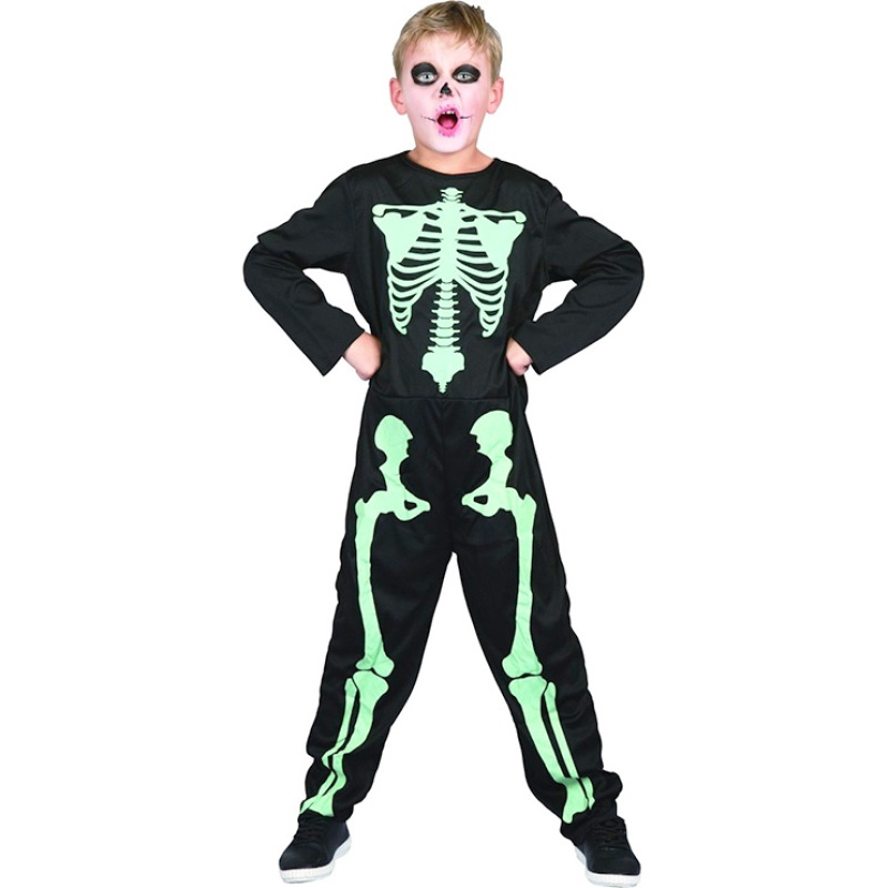 Šaty na karneval - Kostra svietiaca v tme