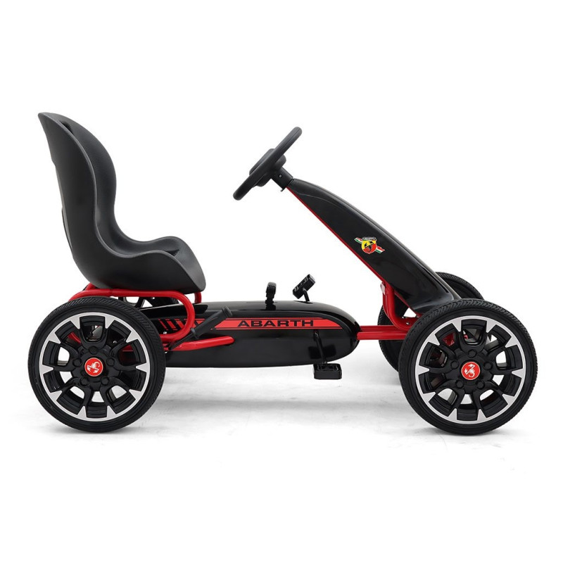 Detská šliapacia motokára Go-kart Milly Mally Abarth černá 2