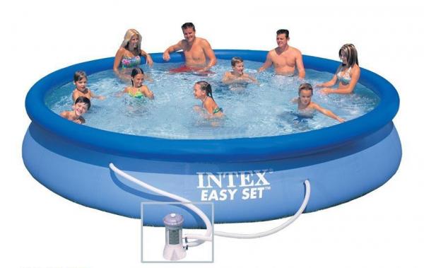 Bazén Intex 28158 Easy s filtráciou 457 x 84 cm