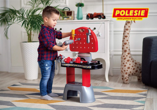 Detská dielňa s elektronickým skrutkovačom 3