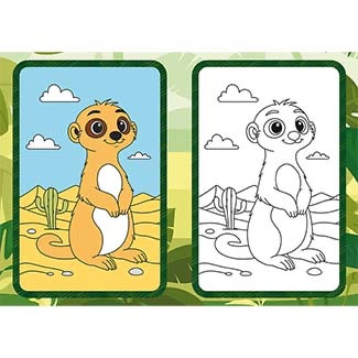 Omaľovánka A5 Zoo 2