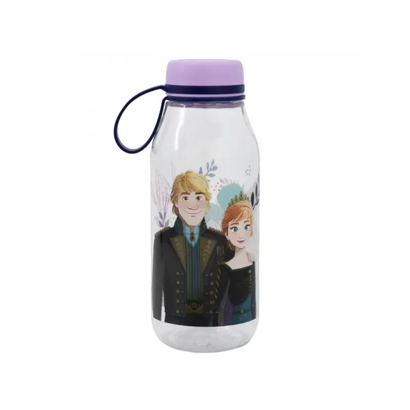 STOR Plastová fľaša so silikónovým pútkom DISNEY FROZEN, 460ml, 74282