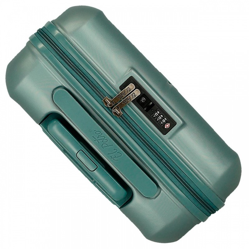 JOUMMA BAGS EL POTRO Vera Green, Sada luxusných ABS cestovných kufrov, 70/55cm, 5338923 11