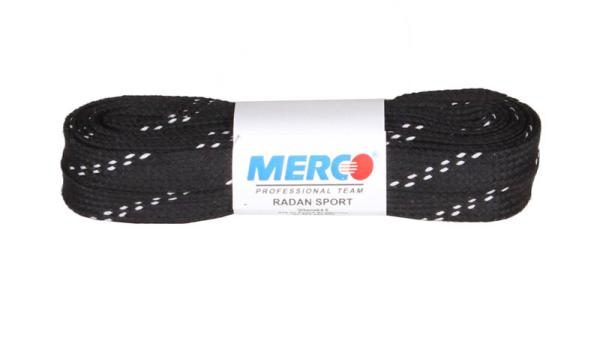 Merco PHX šnúrky do korčúľ, nevoskované čierna, 240cm