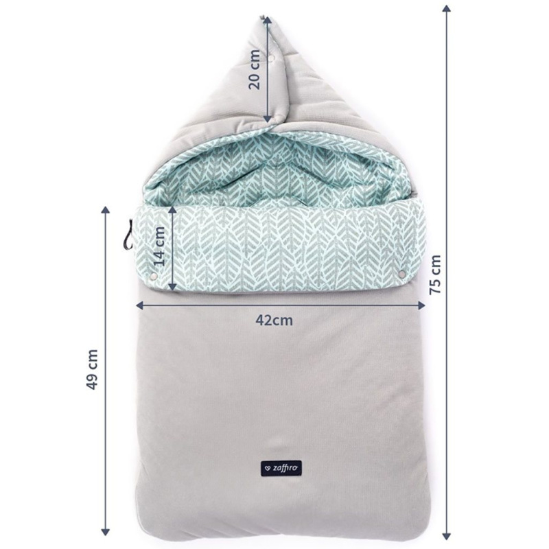 Multifunkčná zavinovačka Zaffiro 5v1 organic grey 2