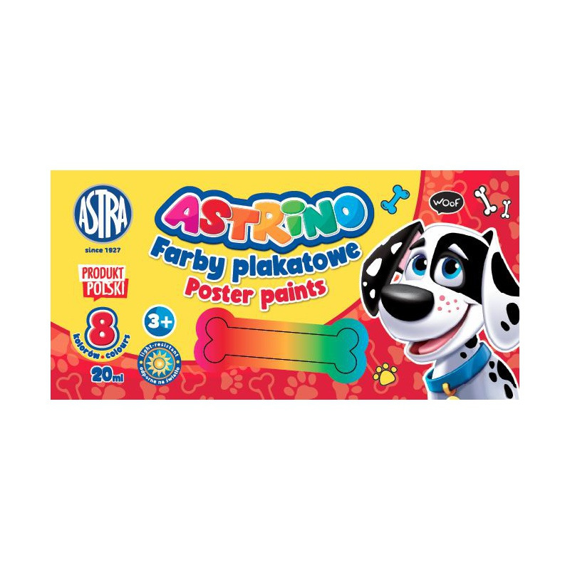 Školské temperové farby v kelímku Astrino, 8x20ml, 301221002 4