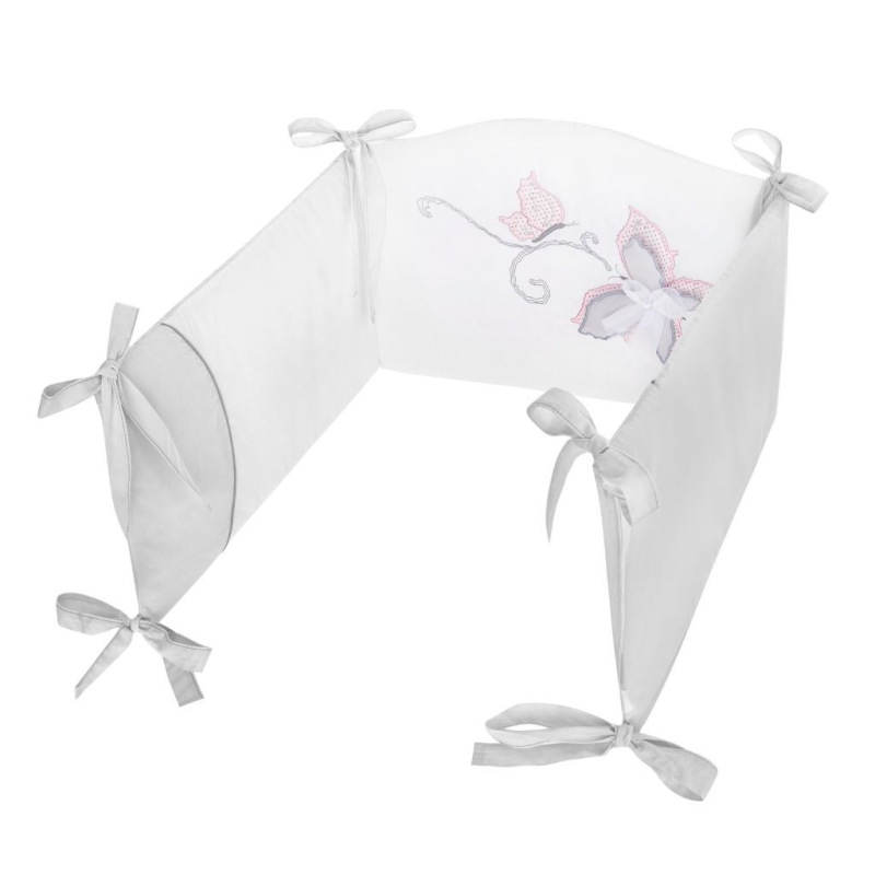 5-dielne posteľné obliečky Belisima Butterfly 100/135 sivé 1