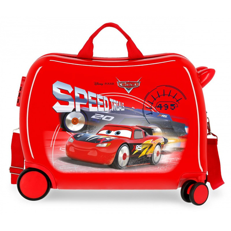 Detský cestovný kufor na kolieskach / odrážadlo DISNEY CARS Trails, 4039821