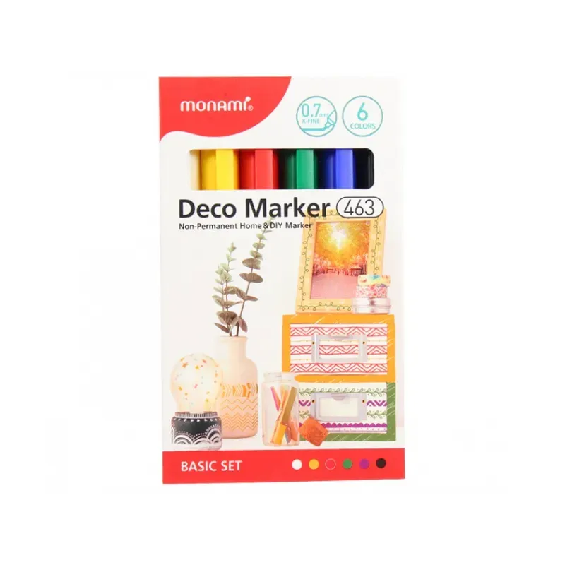 ASTRA MONAMI Deco Marker 463, 0,7mm, sada BASIC SET, 6ks, 20800015070