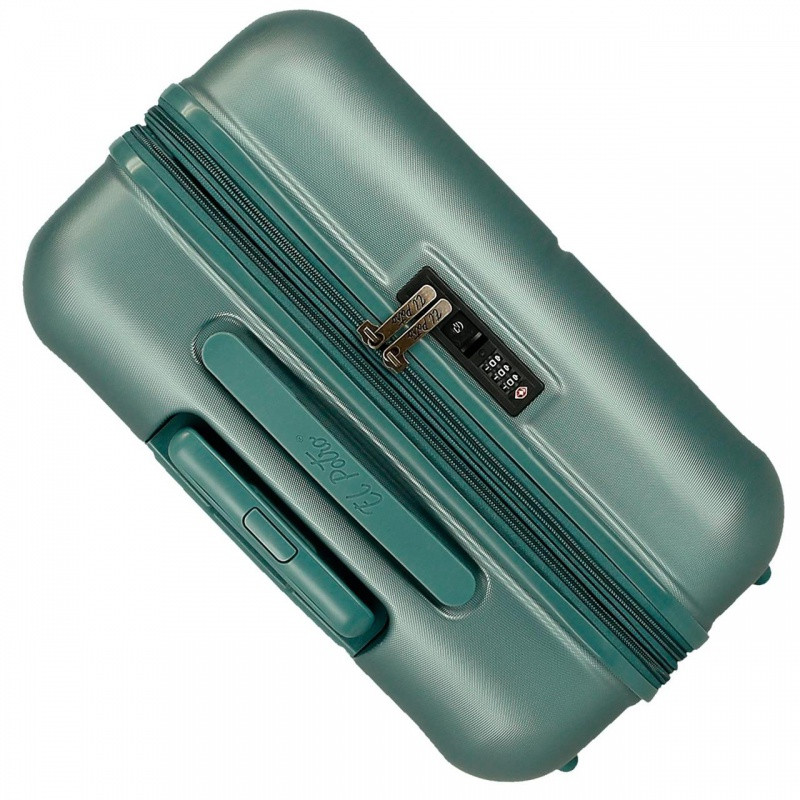 JOUMMA BAGS EL POTRO Vera Green, Sada luxusných ABS cestovných kufrov, 70/55cm, 5338923 6
