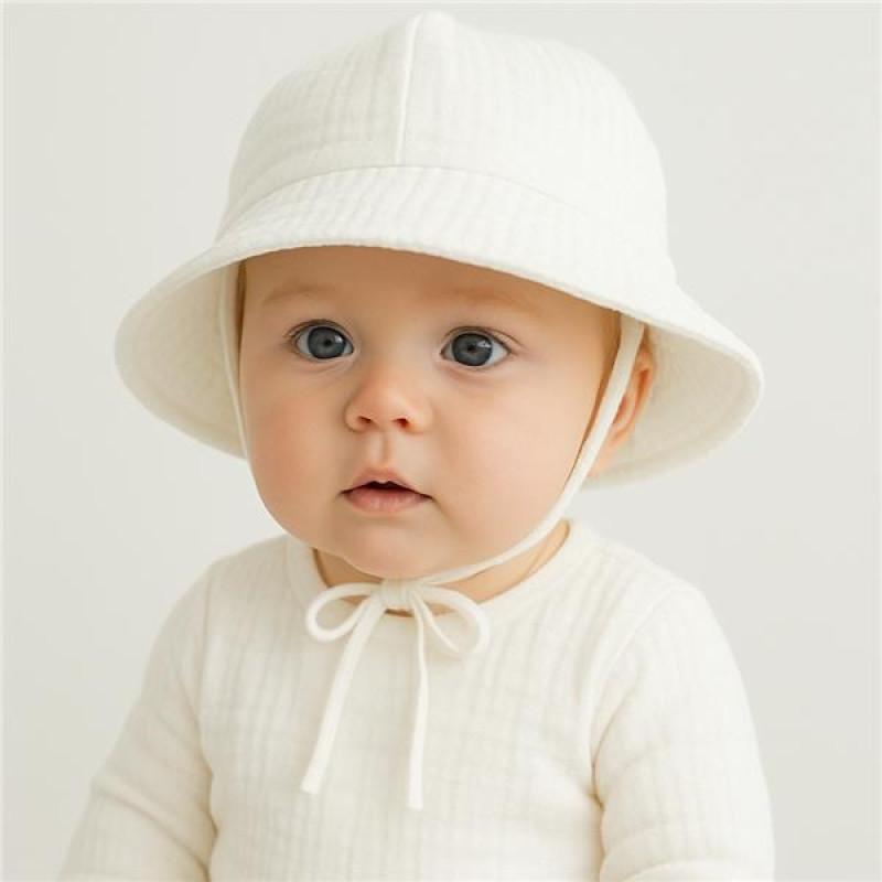 Dojčenský mušelínový klobúčik New Baby Elizabeth 86 (12-18m) 2