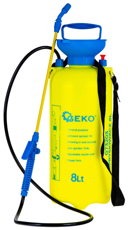 Postrekovač ručný tlakový 8 litrov, GEKO 4