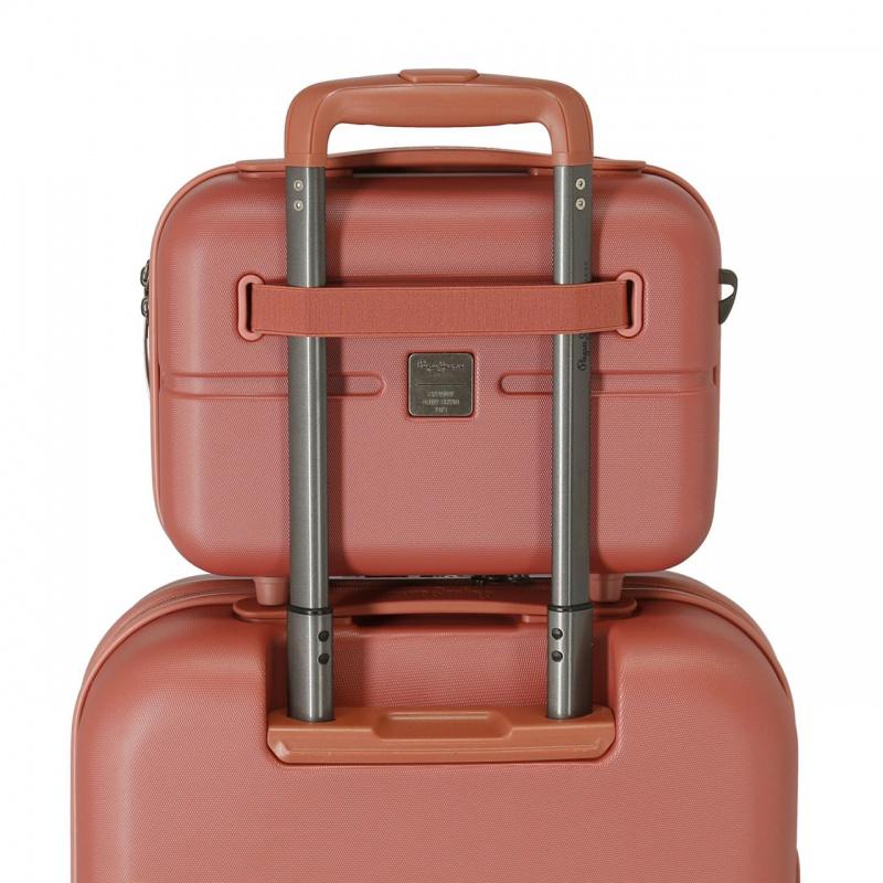 PEPE JEANS Highlight Terracota, Cestovný kozmetický kufrík, 21x29x15cm, 7683926 8
