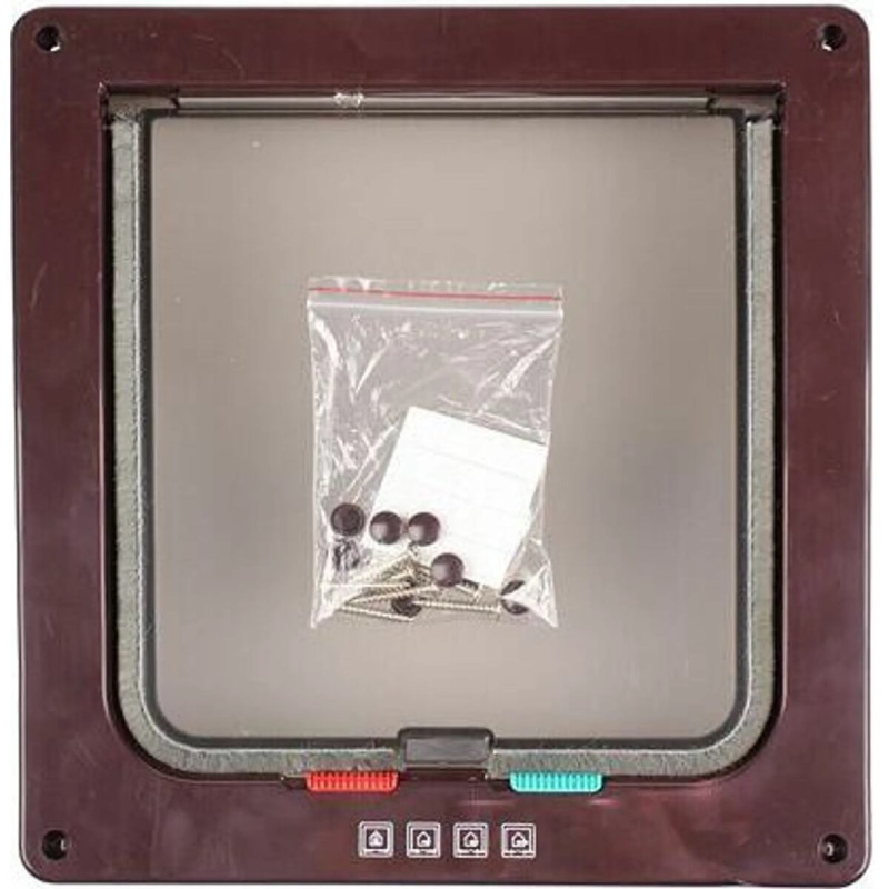 Pet Gate XL dvierka pre psy hnedá 2