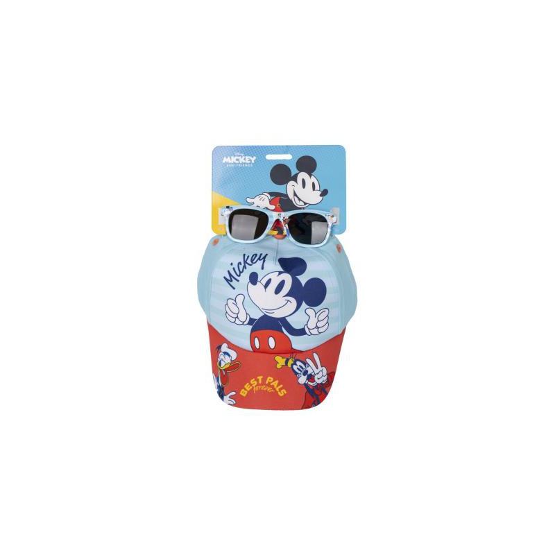 CERDÁ Detská šiltovka + slnečné okuliare Mickey Mouse, 2200010158