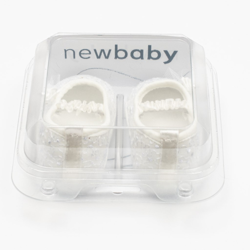 Dojčenské krajkové baletky capačky New Baby béžová 12-18 m 12-18 m 4