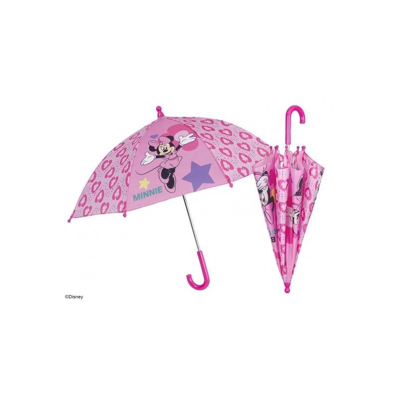 PERLETTI Detský dáždnik MINNIE MOUSE Pink, 50136