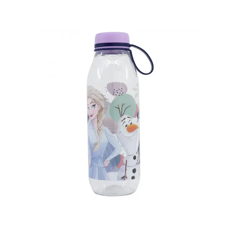 Plastová fľaša so silikónovým pútkom DISNEY FROZEN, 650ml, 74283