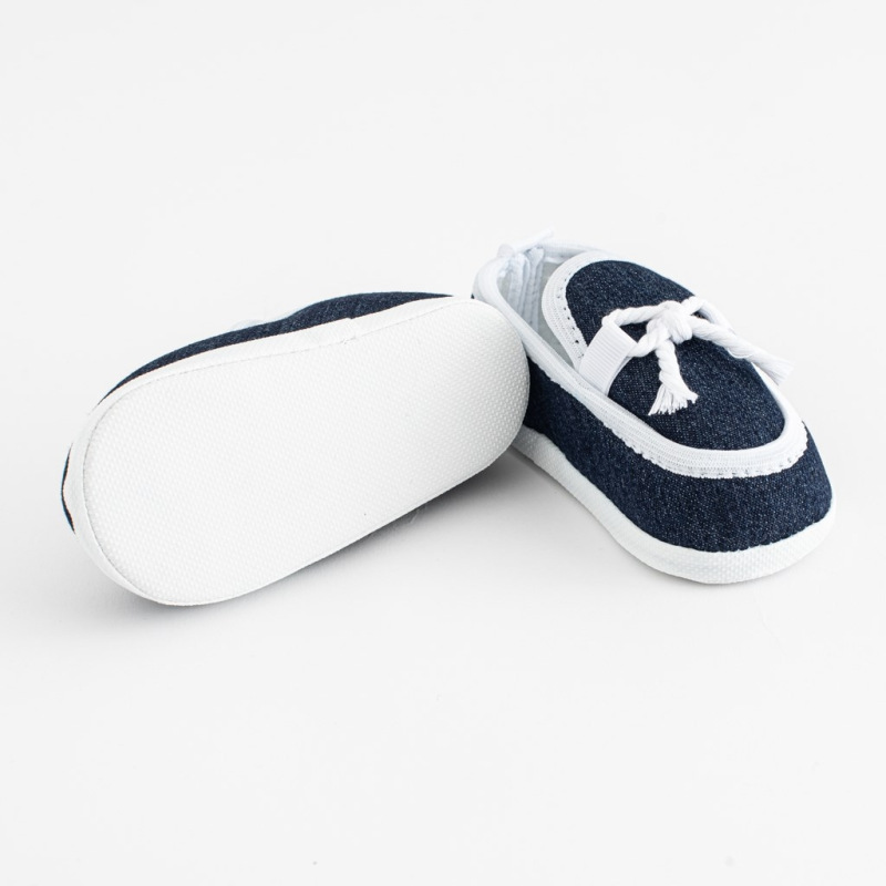 Dojčenské mokasíny-capačky New Baby tmavo modrá 12-18 m 12-18 m 2