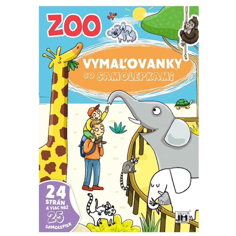 Omaľovánka ZOO so samolepkami