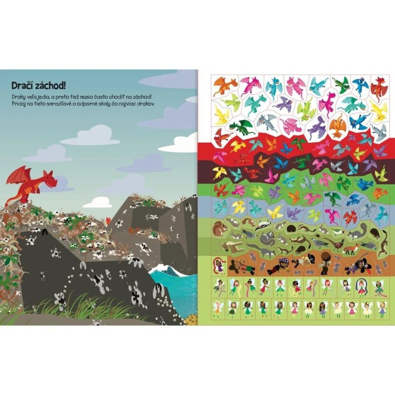 555 samolepiek - Draky 4