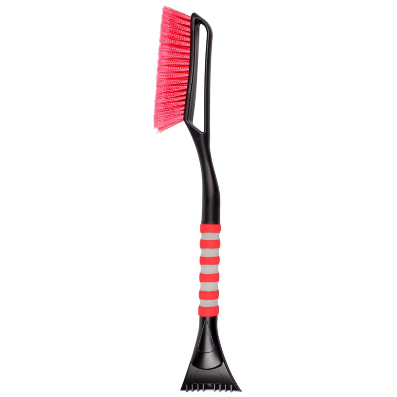 Ice Care škrabka na auto so metličkou červená