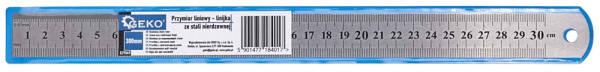 Pravítko z nerezovej ocele 300 mm, GEKO 1