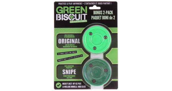 Green Biscuit Bonus 2-Pack hokejový puk tréningový